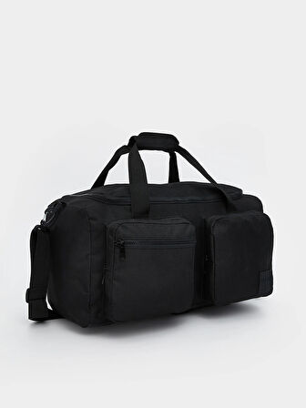 LCW ACCESSORIES Siyah Çok Bölmeli Erkek Spor Çanta