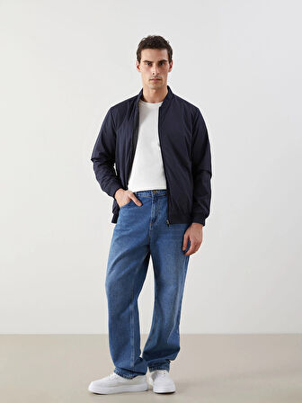 LCWAIKIKI Classic Lacivert Standart Kalıp Uzun Kollu Erkek Ceket