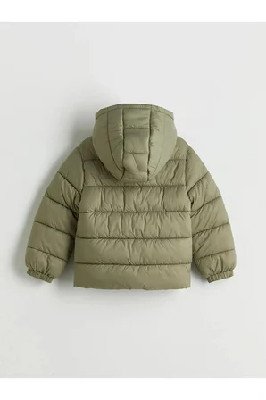 LCW KidsHaki Kapüşonlu Erkek Çocuk Şişme Mont