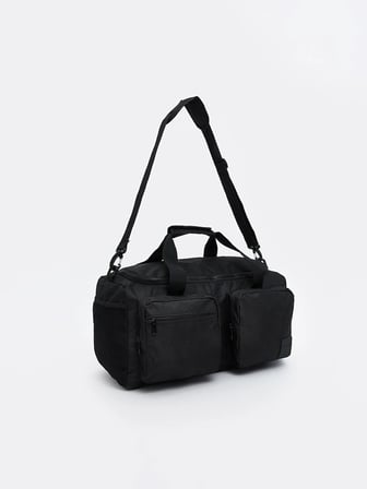 LCW ACCESSORIES Siyah Çok Bölmeli Erkek Spor Çanta