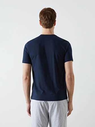 LC WAIKIKI Lacivert Standart Kalıp Erkek Şortlu Pijama Takımı