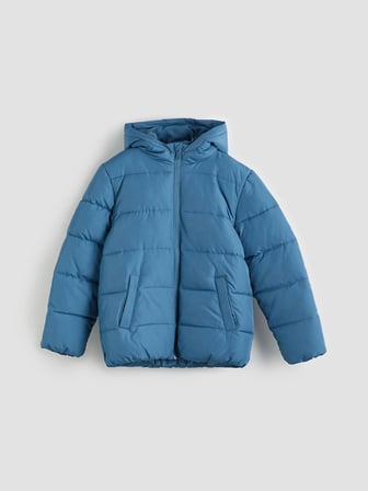 LCW Kids İndigo Kapüşonlu Erkek Çocuk Şişme Mont
