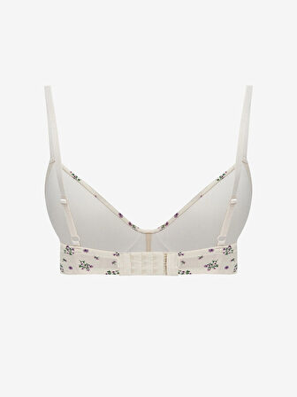 LCW DREAM Pembe Balensiz Dolgusuz Çiçekli Sütyen