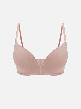 LCW DREAM Pembe Balensiz Dolgusuz Düz Üçgen Sütyen