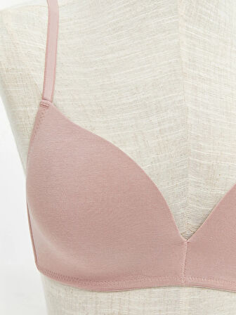 LCW DREAM Pembe Balensiz Dolgusuz Düz Üçgen Sütyen