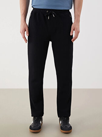 LCWAIKIKI Classic Siyah Standart Kalıp Erkek Eşofman Altı