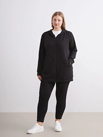 LCW Grace Siyah Beli Lastikli Havuç Kesim Kadın Pantolon