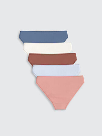 LCW DREAM Pembe Düz Bikini Külot 5'li Paket