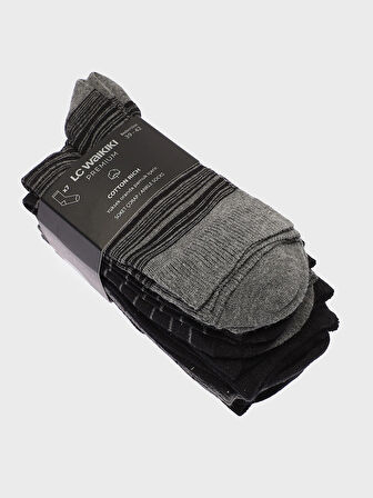 LCW ACCESSORIES Karişik Desenli Erkek Soket Çorap 7'li