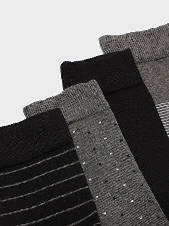 LCW ACCESSORIES Karişik Desenli Erkek Soket Çorap 7'li