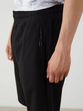 XSIDE ACTIVE Siyah Slim Fit Erkek Spor Şort