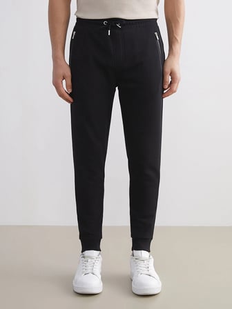 LCWAIKIKI Classic Siyah Kalın Erkek Jogger Eşofman Altı