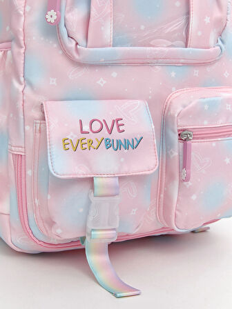 LCW ACCESSORIES Pembe Çok Bölmeli Kız Çocuk Sırt Çantası
