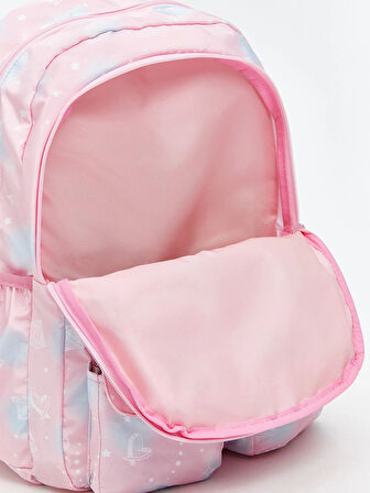 LCW ACCESSORIES Pembe Çok Bölmeli Kız Çocuk Sırt Çantası