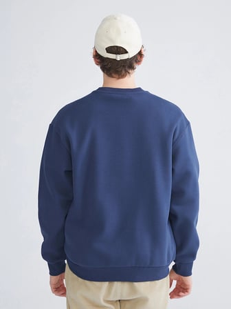 XSIDE İndigo Bisiklet Yaka Erkek Sweatshirt