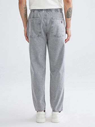 LCW Jeans Gri 700 Straight Fit Erkek Jean Pantolon