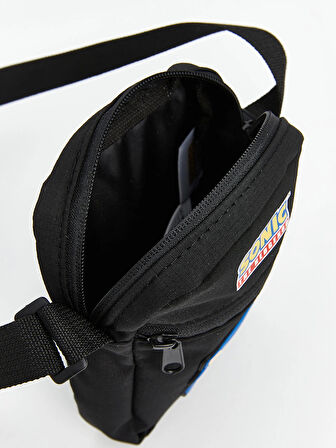 LCW ACCESSORIES Siyah  Baskılı Erkek Çocuk Çapraz Çanta