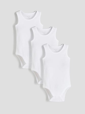 LCW baby Ekru Bisiklet Yaka Kız Bebek Çıtçıtlı Bodysuit 3'lü