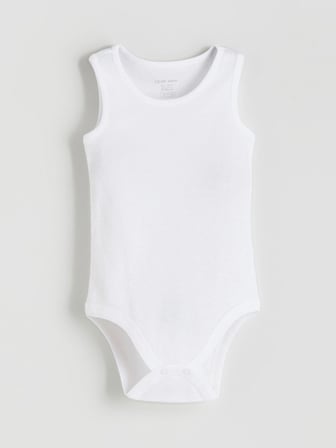 LCW baby Ekru Bisiklet Yaka Kız Bebek Çıtçıtlı Bodysuit 3'lü