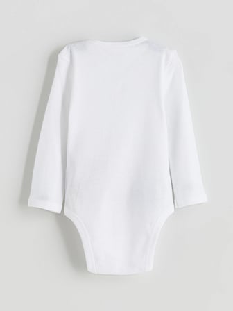 LCW baby Ekru Basic Erkek Bebek Çıtçıtlı Body 2'li