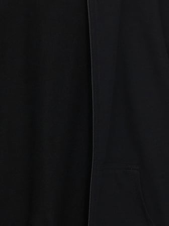 LCW Kids Siyah Kapüşonlu Kız Çocuk Fermuarlı Sweatshirt