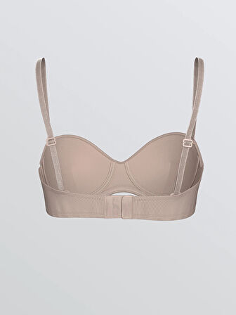 LCW DREAM Pembe Balenli Dolgusuz Düz Straplez Sütyen