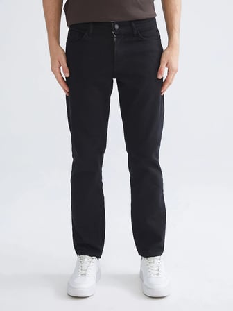 LCW Jeans Siyah 779 Regular Fit Erkek Jean Pantolon
