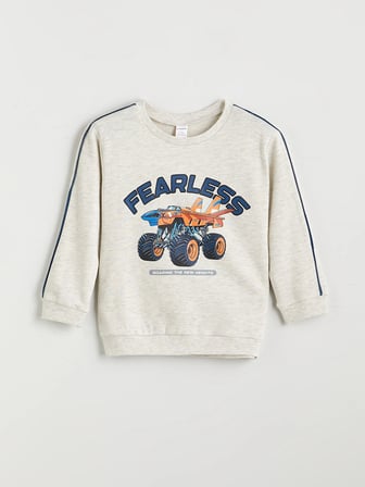 LCW Kids Petrol Bisiklet Yaka Erkek Çocuk Sweatshirt 2'li