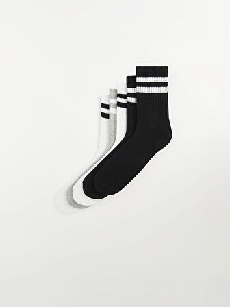 LCW ACCESSORIES Karişik Çizgili Erkek Soket Çorap 5'li