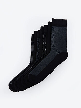 LCW ACCESSORIES Karişik Desenli Erkek Soket Çorap 7'li