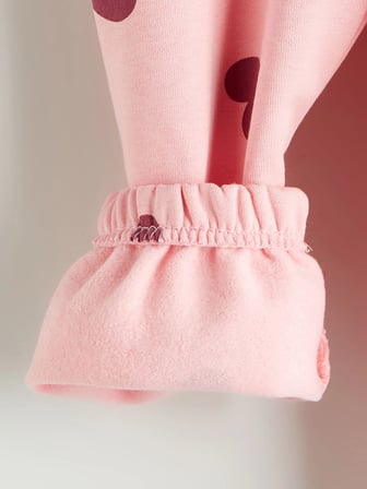 LCW Kids Pembe Beli Lastikli Kız Çocuk Jogger Eşofman Alt