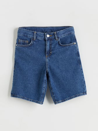 LCW Kids Indigo Basic Erkek Çocuk Jean Şort