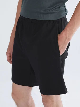 XSIDE ACTIVE Siyah Standart Kalıp Erkek Spor Şort