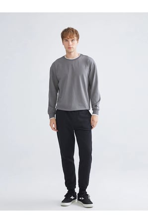 XSIDE Siyah Basic Erkek Jogger Eşofman Altı