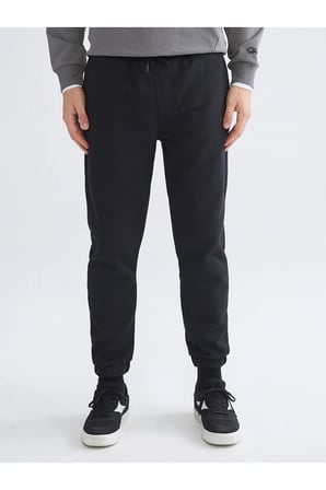 XSIDE Siyah Basic Erkek Jogger Eşofman Altı