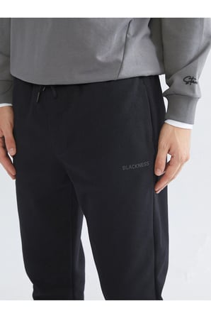 XSIDE Siyah Basic Erkek Jogger Eşofman Altı