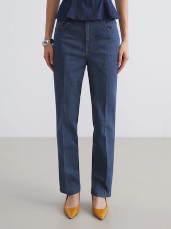 LCW Jeans Mavi Flare Kadın Jean Pantolon