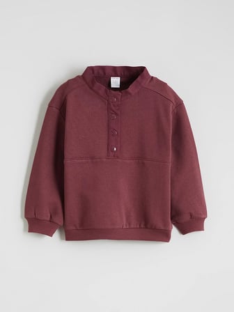 LCW baby Bordo Erkek Bebek Kalın Sweatshirt ve Eşofman Altı