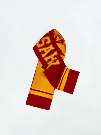 LCW ACCESSORIES Kirmizi Galatasary Baskılı Erkek Çocuk Atkı