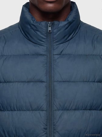 XSIDE Lacivert Slim Fit Dik Yaka Erkek Şişme Yelek