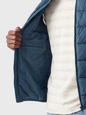 XSIDE Lacivert Slim Fit Dik Yaka Erkek Şişme Yelek