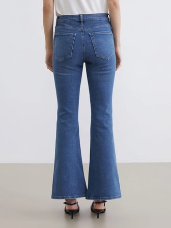 LCW Jeans İndigo Flare Kadın Jean Pantolon