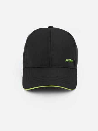 LCW ACCESSORIES Siyah Nakışlı Erkek Çocuk Kep Şapka