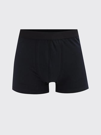 LC WAIKIKI Siyah Rahat Kalıp Pamuklu Esnek Erkek Boxer 3'lü