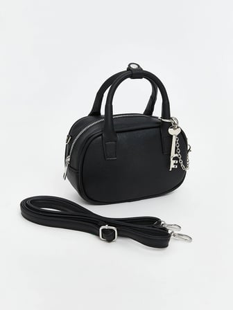 LCW ACCESSORIES Siyah Deri Görünümlü Kadın El Çantası