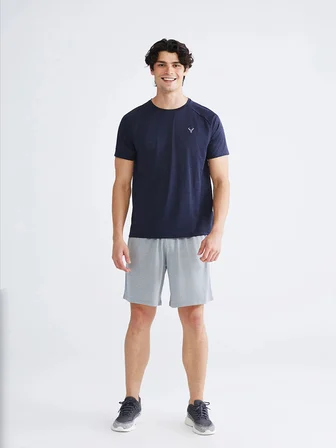 XSIDE ACTIVE Gri Rahat Kalıp Erkek Spor Şort