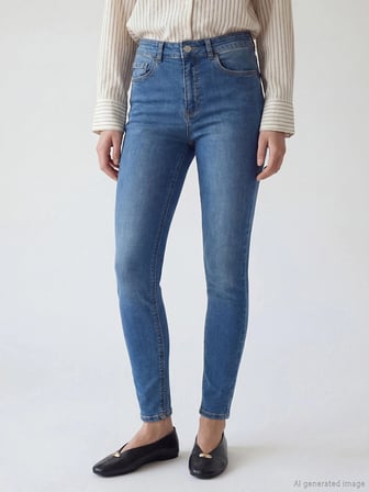 LCW Jeans İndigo Jüpiter Süper Skinny Fit Kadın Jean Pantolon