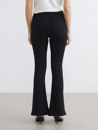 LCW Jeans Siyah Flare Kadın Jean Pantolon