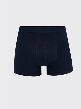 LC WAIKIKI Lacivert Standart Kalıp Pamuklu Esnek Erkek Boxer 7'li