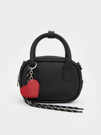 LCW ACCESSORIES Siyah Deri Görünümlü Kadın El Çantası